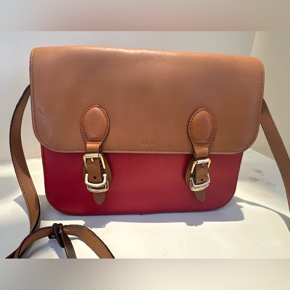 Ralph Lauren Handbags - Vintage Lauren Ralph Lauren Leather Crossbody Bag